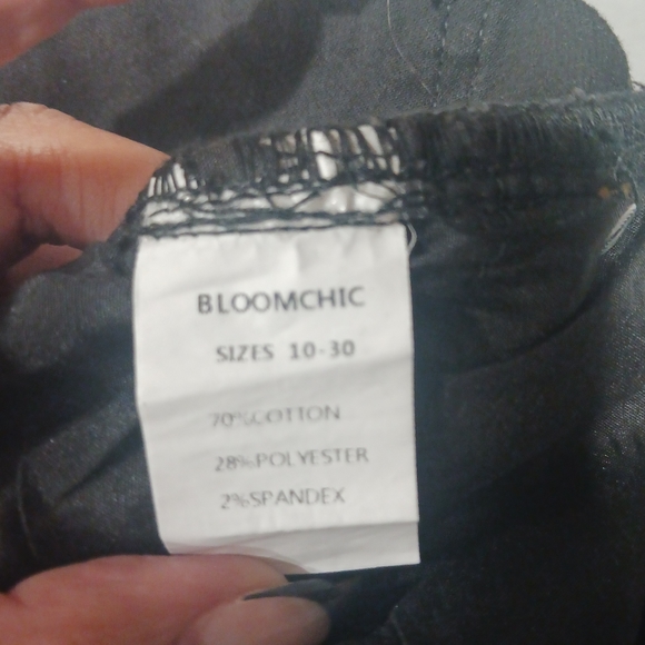 NWT Bloomchic Black Jeans size 12 - Picture 4 of 7